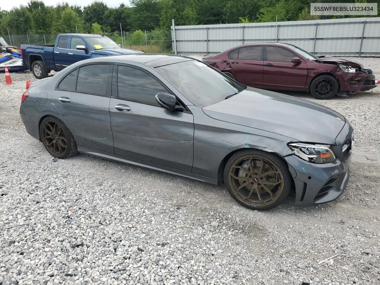 2020 Mercedes-Benz C 300 4Matic VIN: 55SWF8EB5LU323434 Lot: 62573655
