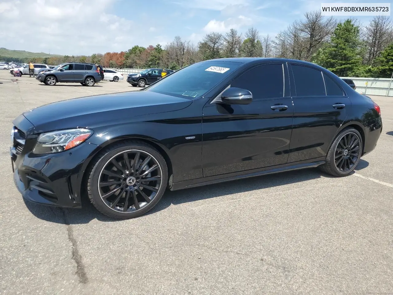 2021 Mercedes-Benz C 300 VIN: W1KWF8DBXMR635723 Lot: 64597665