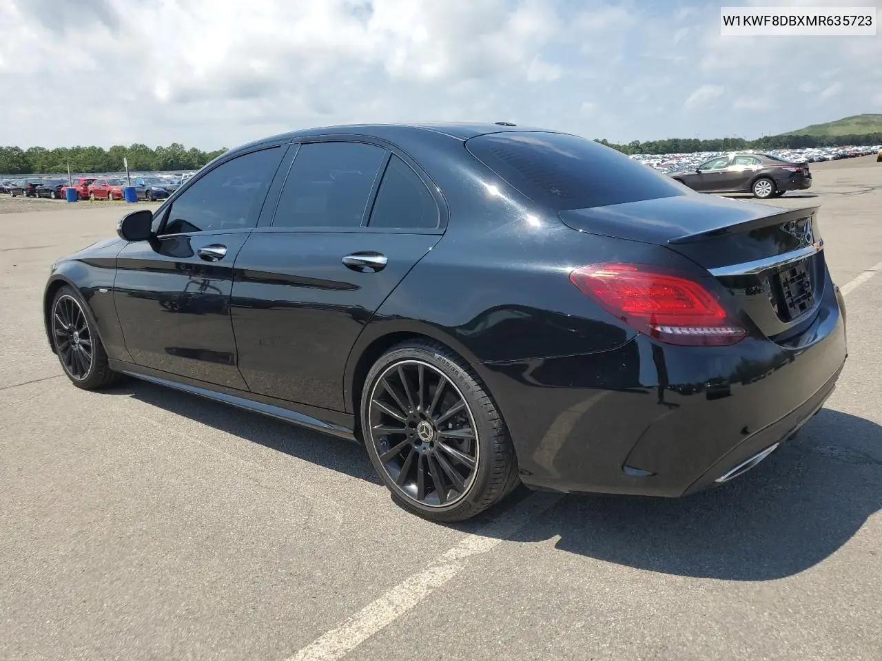 2021 Mercedes-Benz C 300 VIN: W1KWF8DBXMR635723 Lot: 64597665