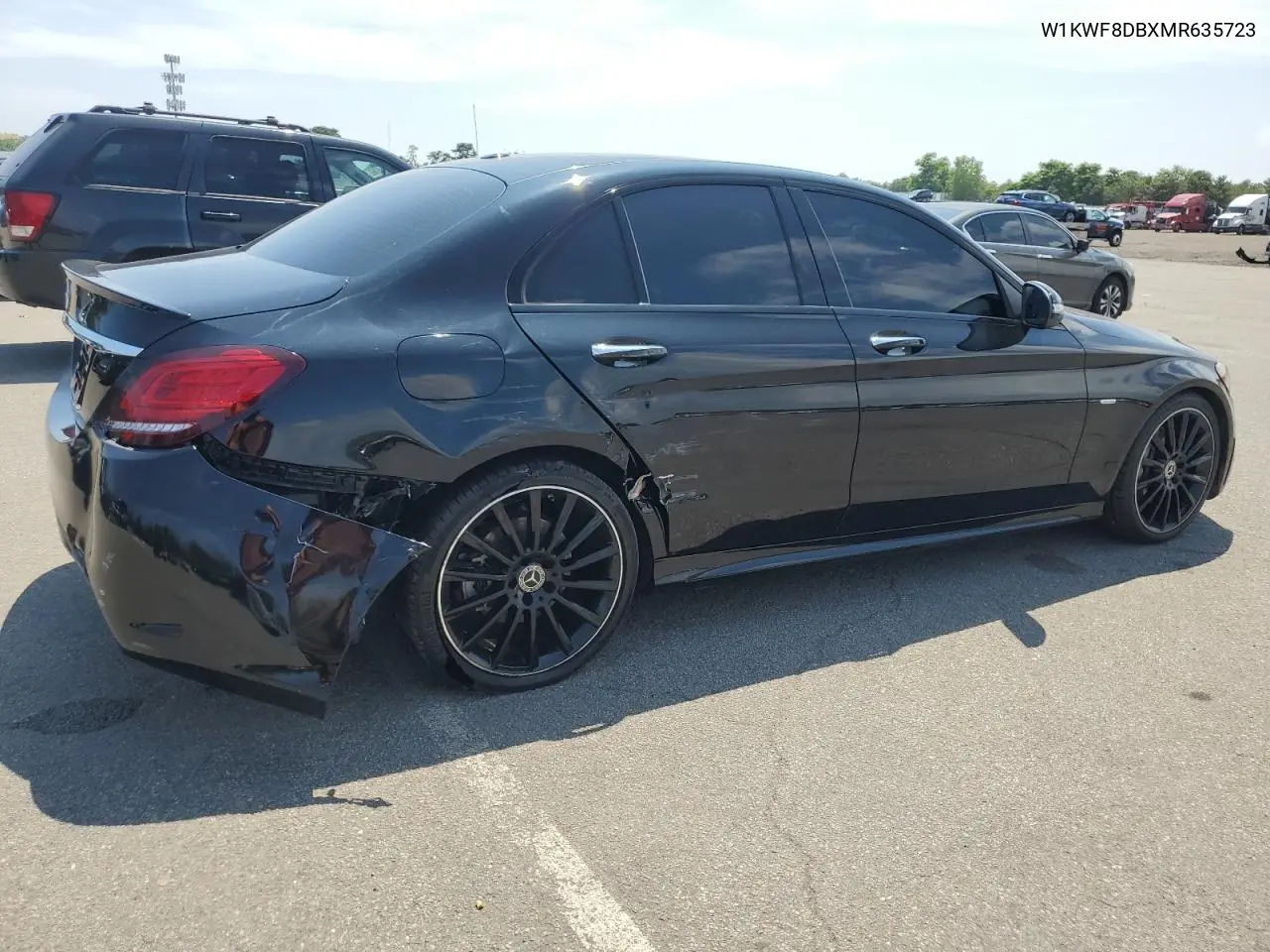 2021 Mercedes-Benz C 300 VIN: W1KWF8DBXMR635723 Lot: 64597665