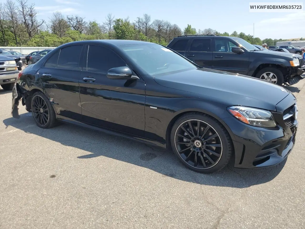 2021 Mercedes-Benz C 300 VIN: W1KWF8DBXMR635723 Lot: 64597665