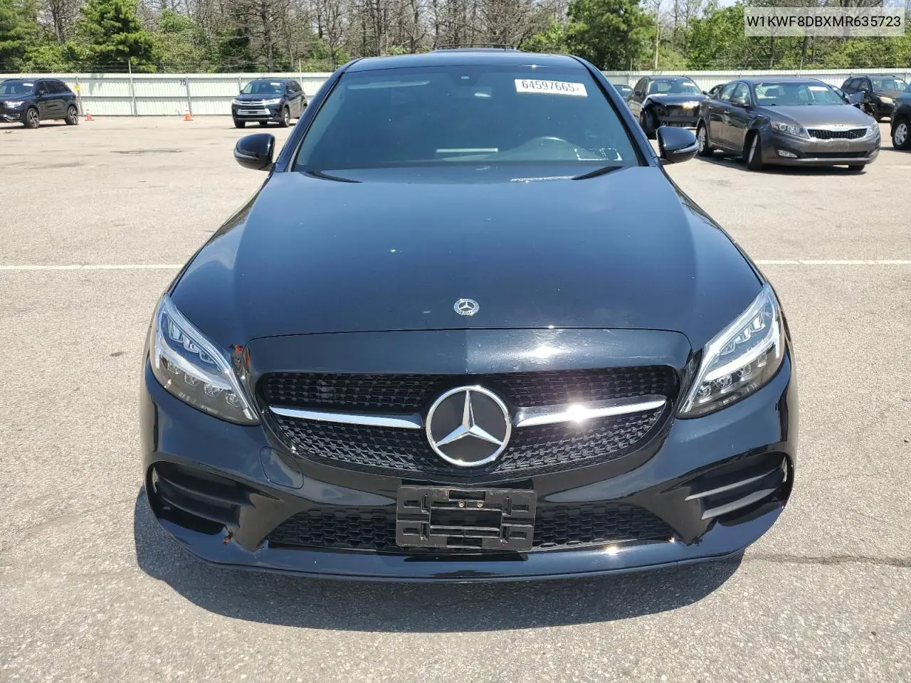 2021 Mercedes-Benz C 300 VIN: W1KWF8DBXMR635723 Lot: 64597665