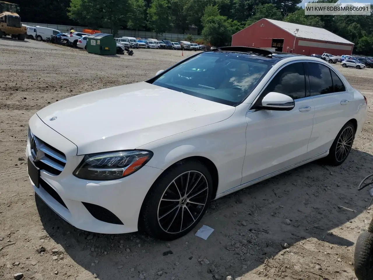 2021 Mercedes-Benz C 300 VIN: W1KWF8DB8MR606091 Lot: 65038285