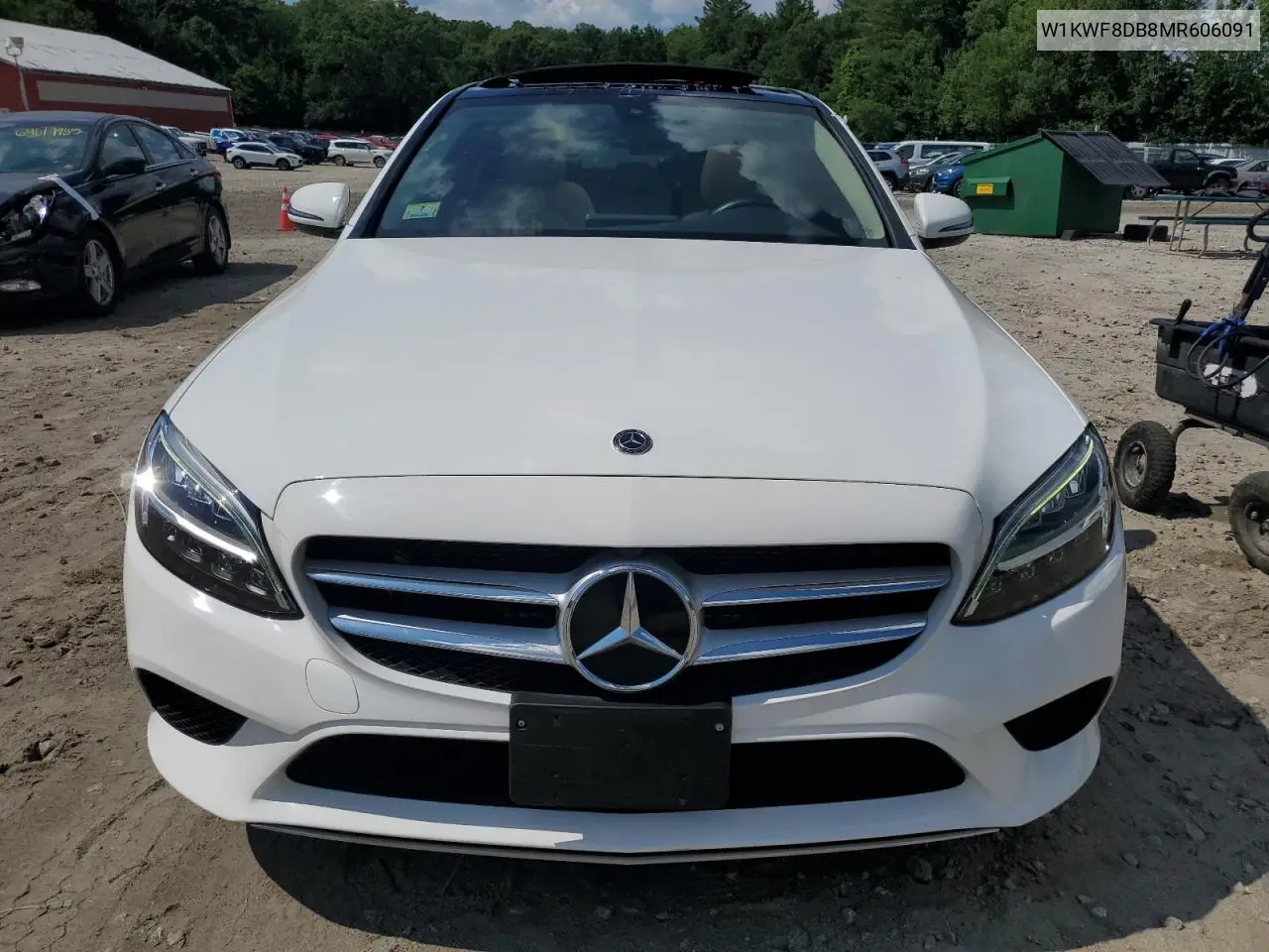 2021 Mercedes-Benz C 300 VIN: W1KWF8DB8MR606091 Lot: 65038285