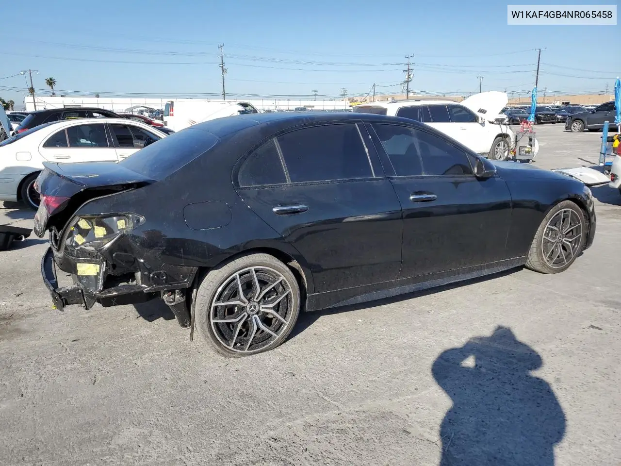 2022 Mercedes-Benz C 300 VIN: W1KAF4GB4NR065458 Lot: 50829795