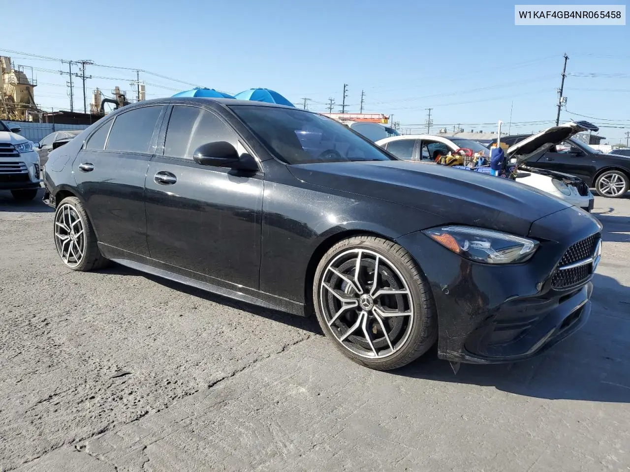 2022 Mercedes-Benz C 300 VIN: W1KAF4GB4NR065458 Lot: 50829795