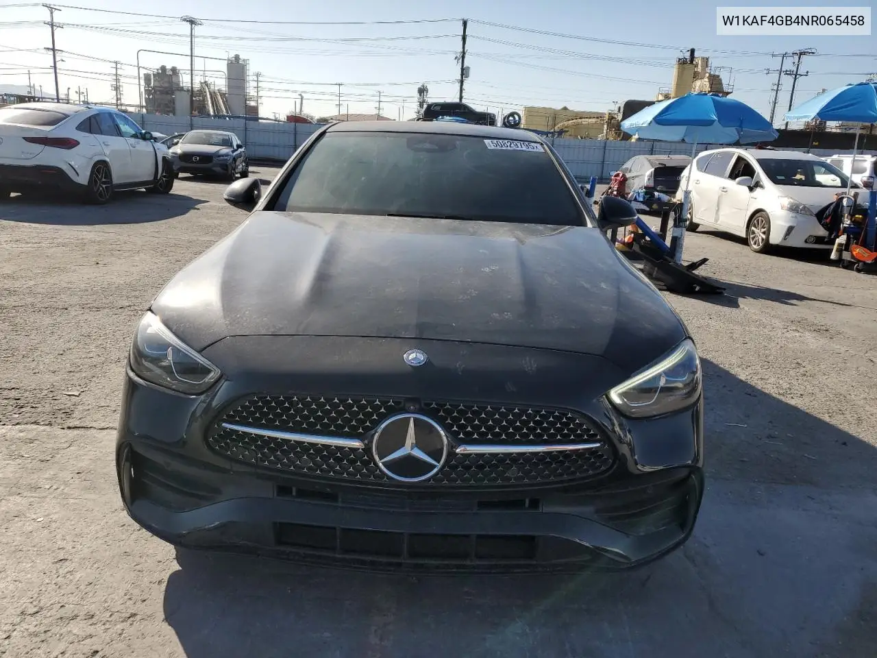 2022 Mercedes-Benz C 300 VIN: W1KAF4GB4NR065458 Lot: 50829795
