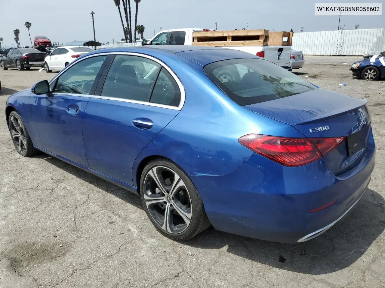 2022 Mercedes-Benz C 300 VIN: W1KAF4GB5NR058602 Lot: 52290185