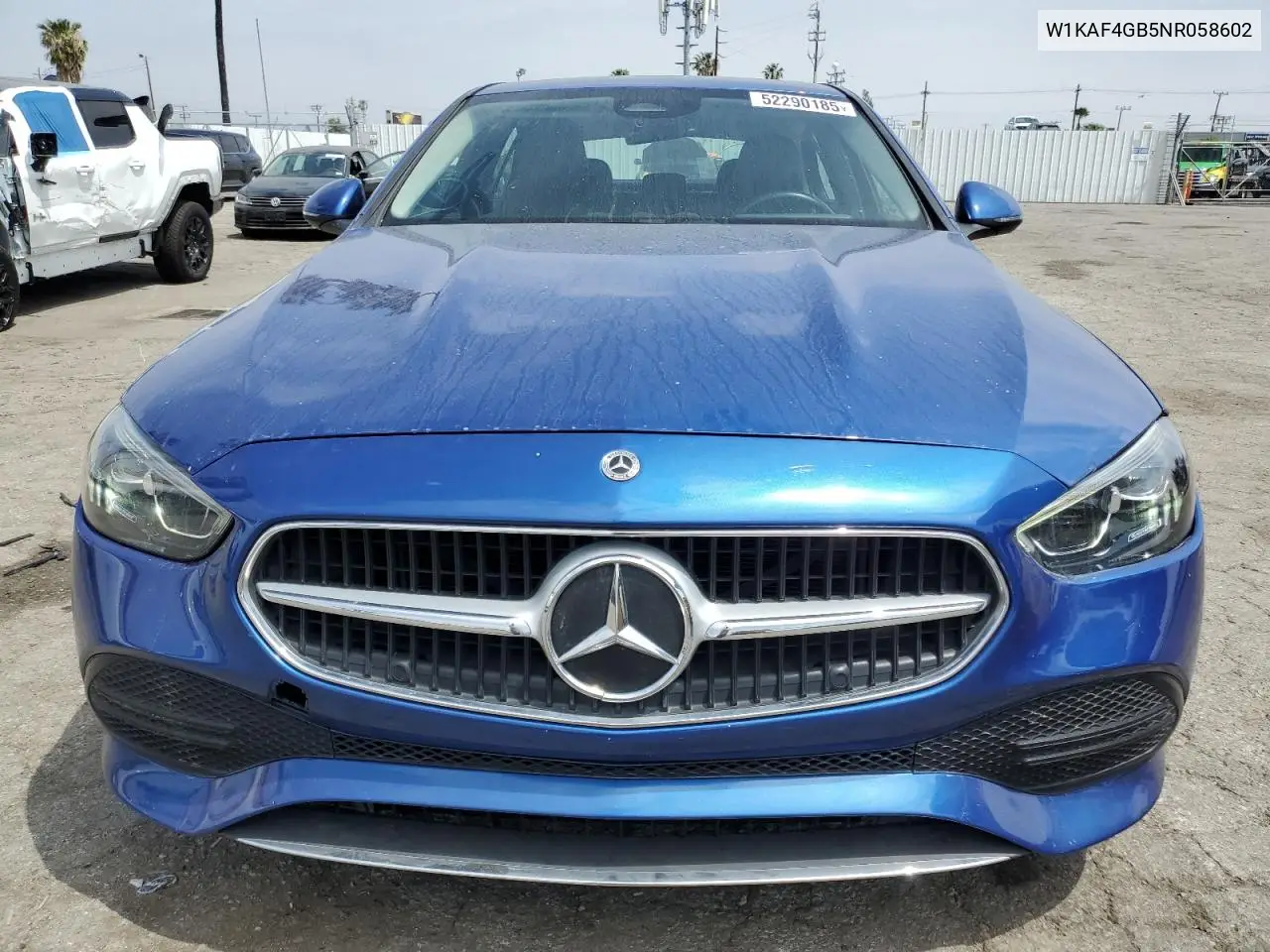 2022 Mercedes-Benz C 300 VIN: W1KAF4GB5NR058602 Lot: 52290185