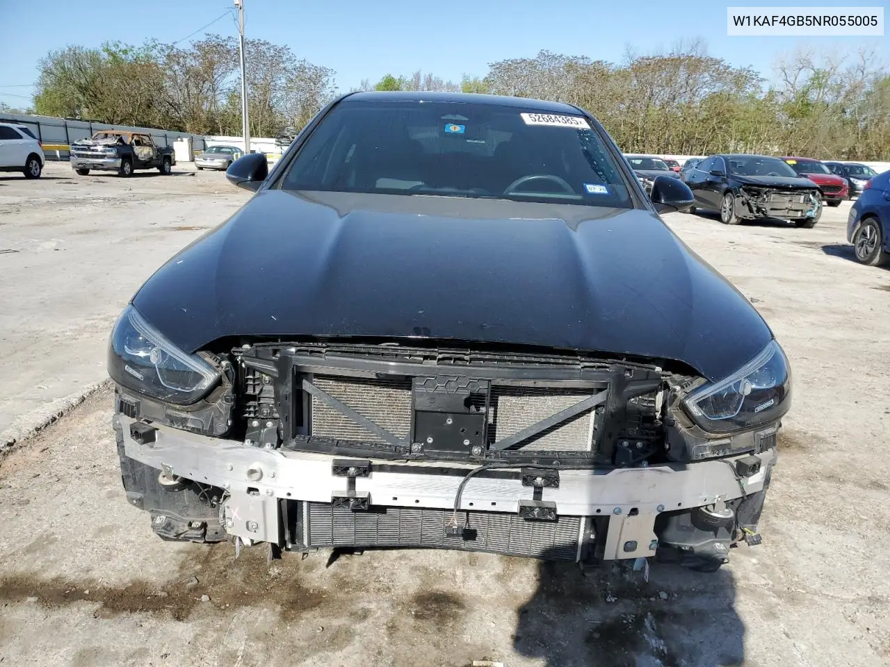 2022 Mercedes-Benz C 300 VIN: W1KAF4GB5NR055005 Lot: 52684385