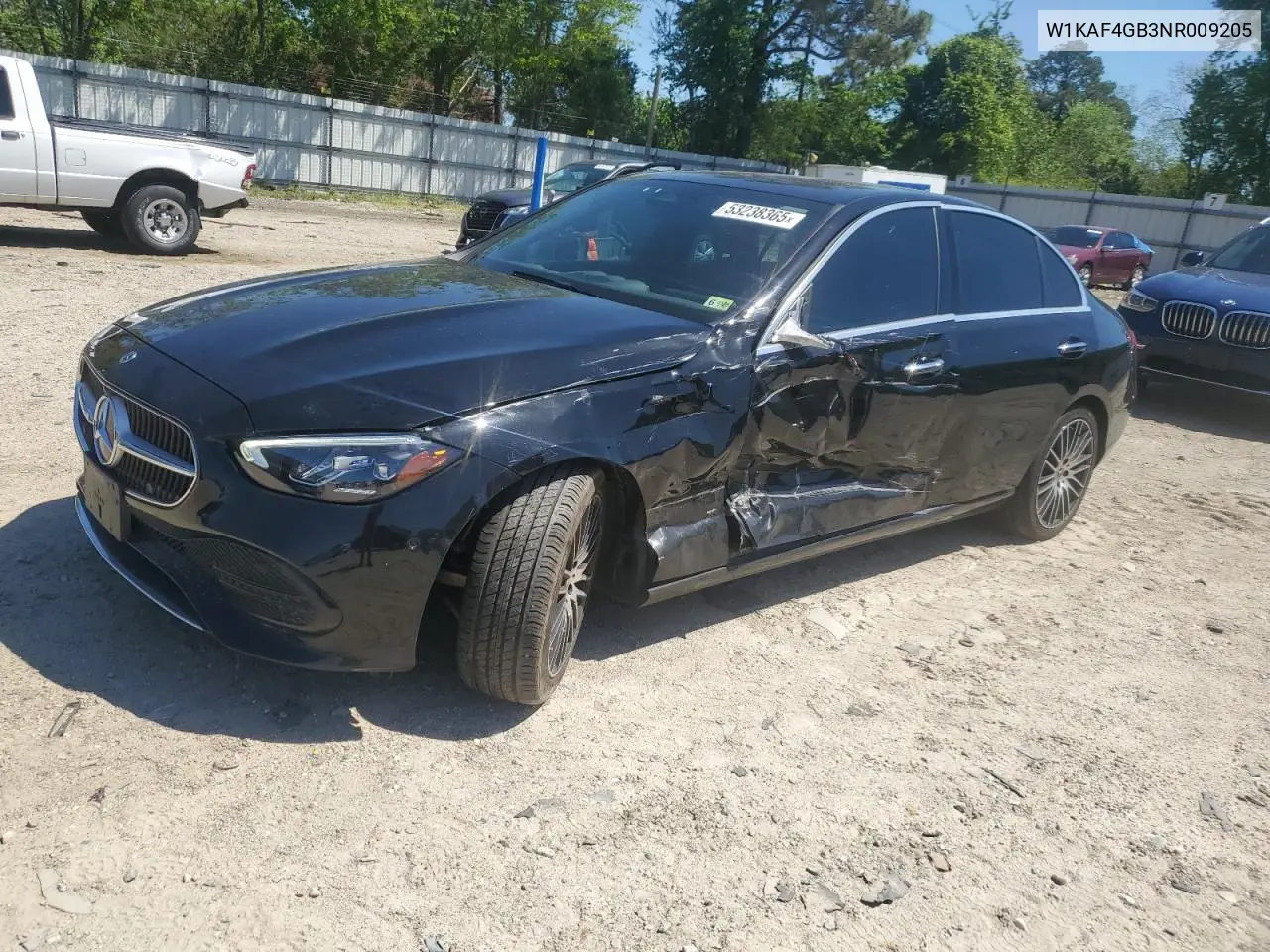 2022 Mercedes-Benz C 300 VIN: W1KAF4GB3NR009205 Lot: 53238365