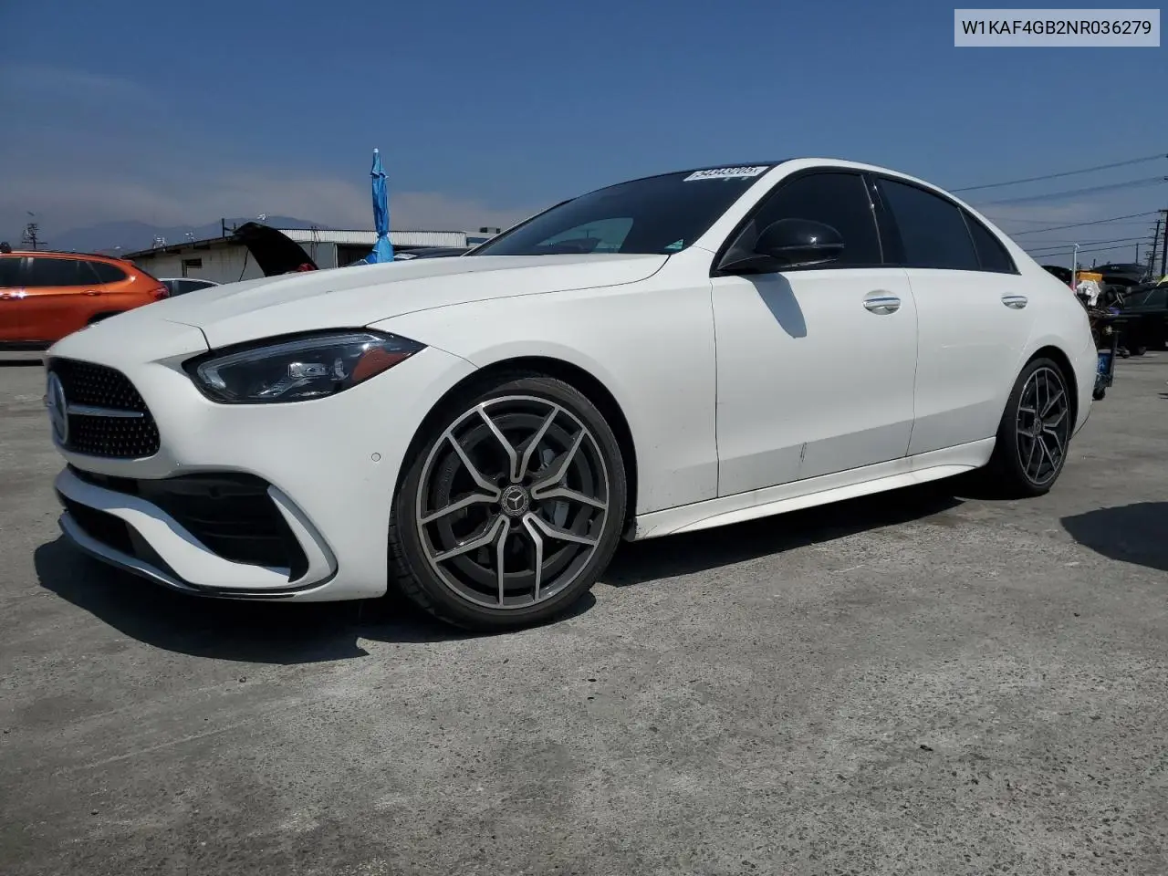 2022 Mercedes-Benz C 300 VIN: W1KAF4GB2NR036279 Lot: 54343205