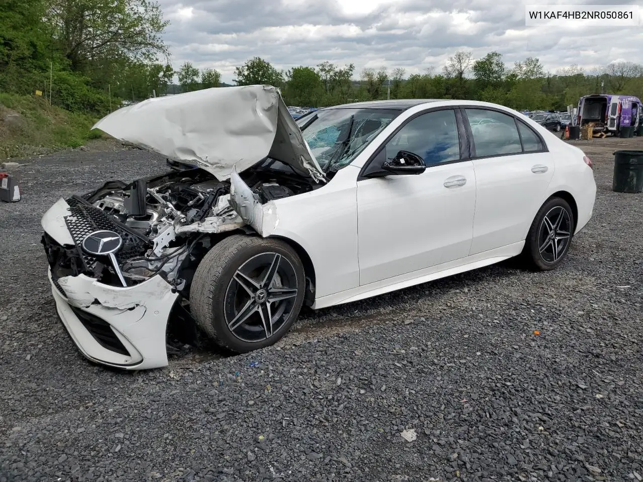 2022 Mercedes-Benz C 300 4Matic VIN: W1KAF4HB2NR050861 Lot: 54904865