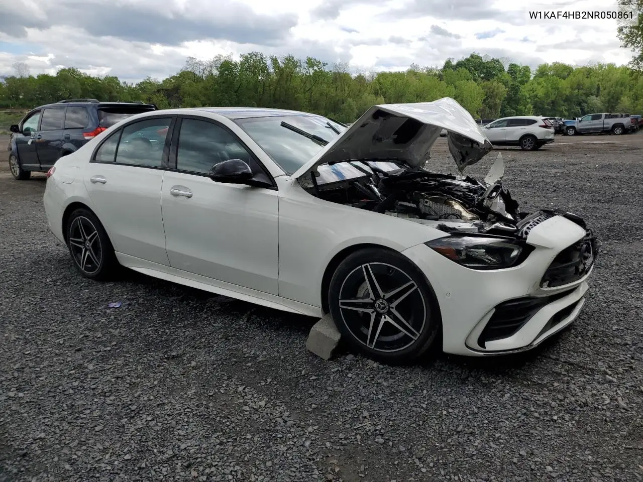 2022 Mercedes-Benz C 300 4Matic VIN: W1KAF4HB2NR050861 Lot: 54904865