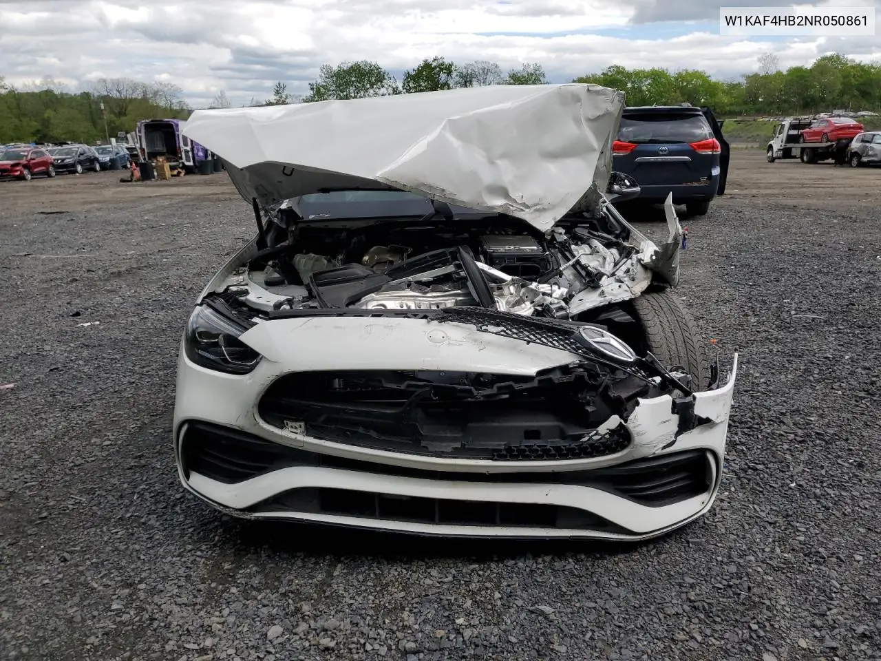 2022 Mercedes-Benz C 300 4Matic VIN: W1KAF4HB2NR050861 Lot: 54904865