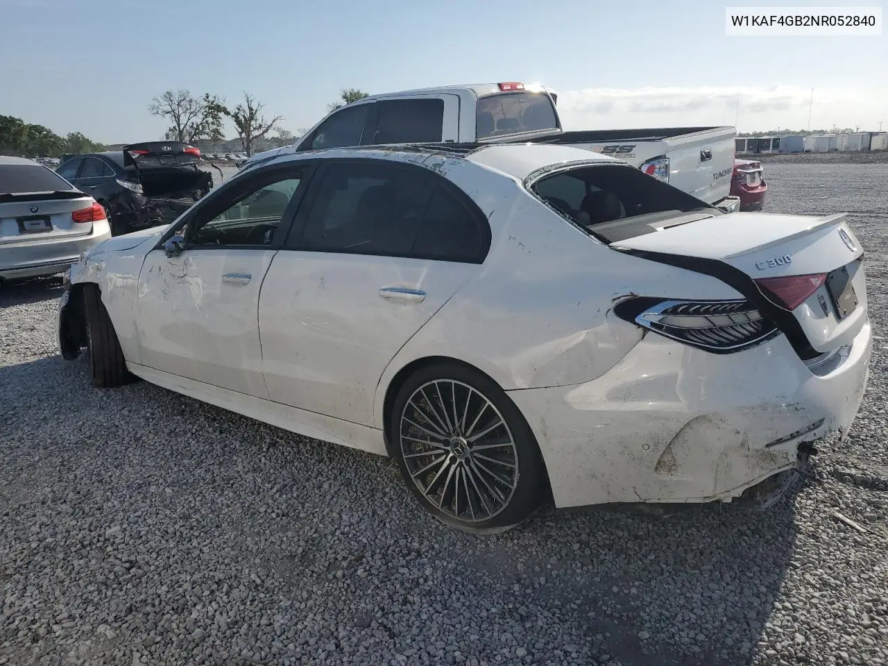 2022 Mercedes-Benz C 300 VIN: W1KAF4GB2NR052840 Lot: 55499025