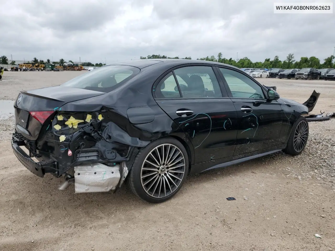 2022 Mercedes-Benz C 300 VIN: W1KAF4GB0NR062623 Lot: 55537495