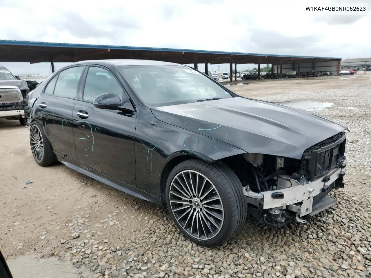 2022 Mercedes-Benz C 300 VIN: W1KAF4GB0NR062623 Lot: 55537495