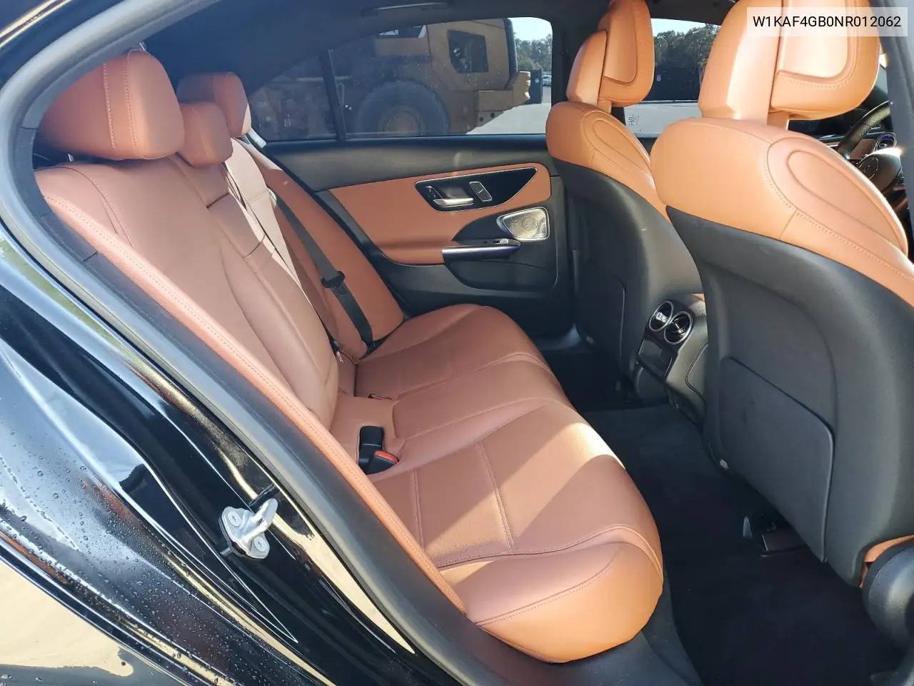 2022 Mercedes-Benz C 300 VIN: W1KAF4GB0NR012062 Lot: 55795635