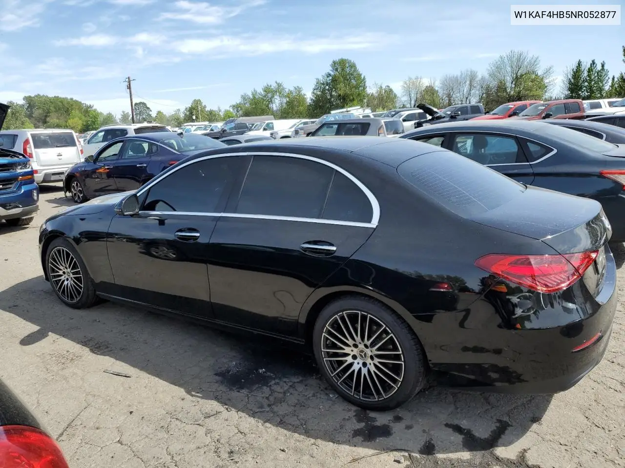 2022 Mercedes-Benz C 300 4Matic VIN: W1KAF4HB5NR052877 Lot: 56477585
