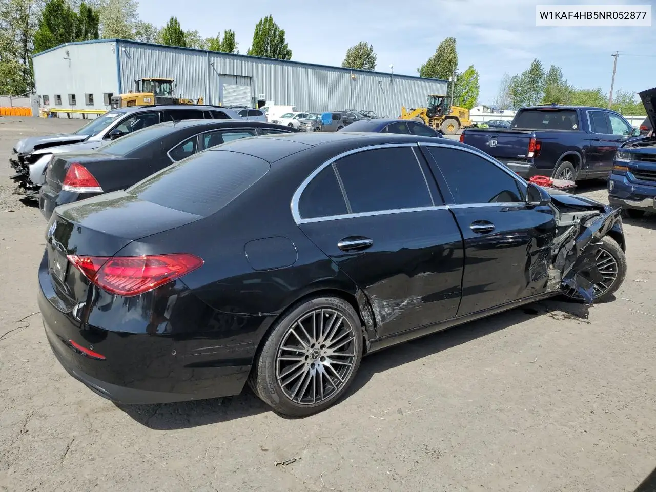 2022 Mercedes-Benz C 300 4Matic VIN: W1KAF4HB5NR052877 Lot: 56477585