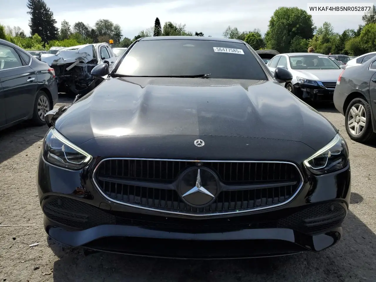 2022 Mercedes-Benz C 300 4Matic VIN: W1KAF4HB5NR052877 Lot: 56477585