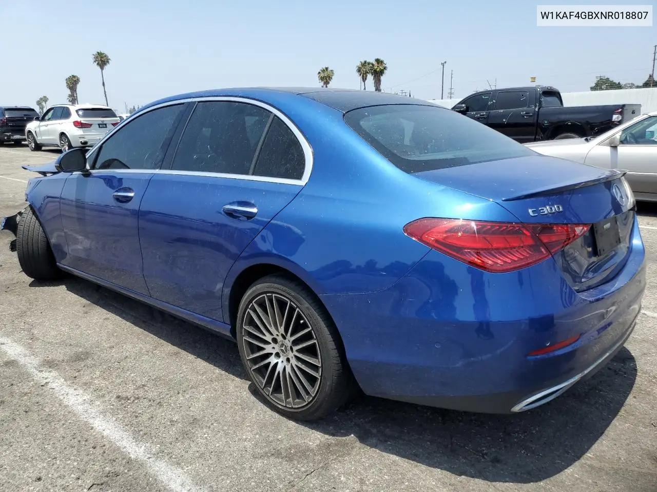 2022 Mercedes-Benz C 300 VIN: W1KAF4GBXNR018807 Lot: 59227965
