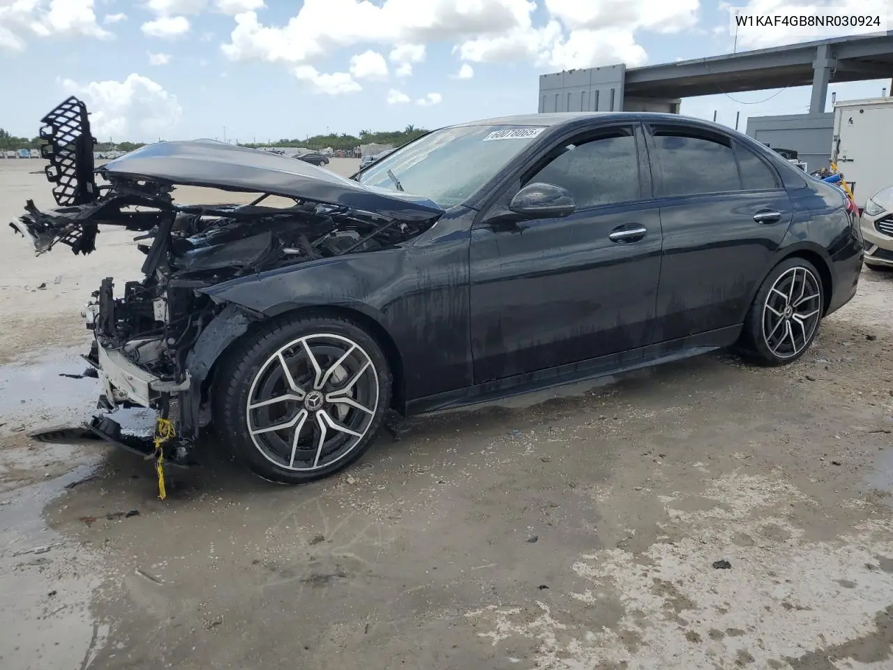 2022 Mercedes-Benz C 300 VIN: W1KAF4GB8NR030924 Lot: 60078065