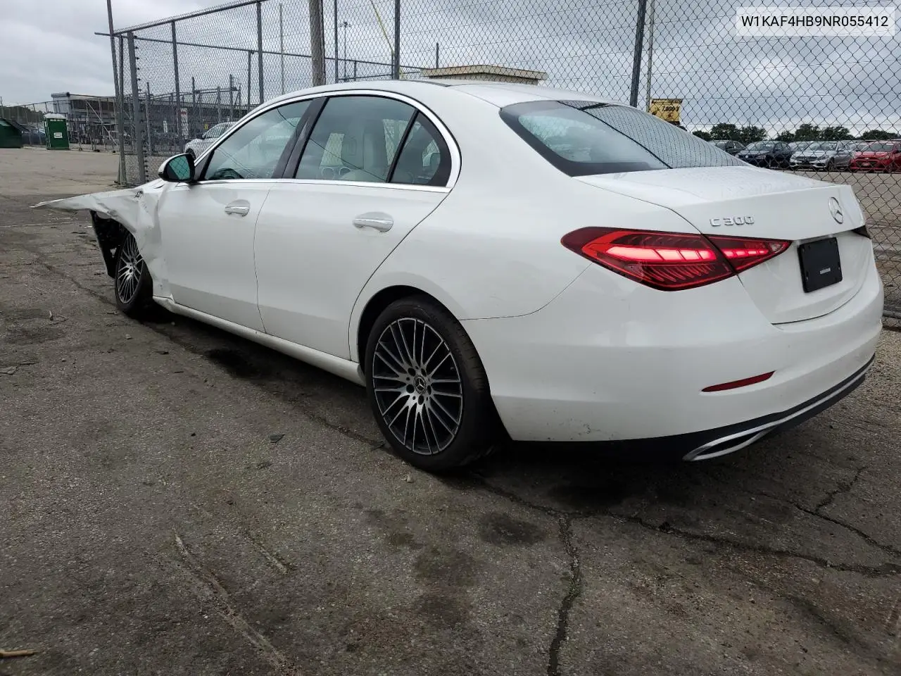2022 Mercedes-Benz C 300 4Matic VIN: W1KAF4HB9NR055412 Lot: 60302075