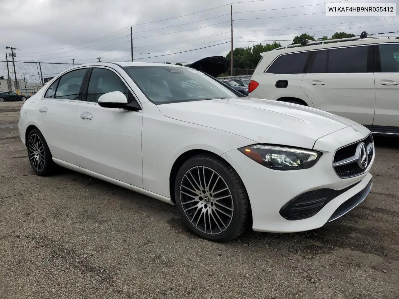 2022 Mercedes-Benz C 300 4Matic VIN: W1KAF4HB9NR055412 Lot: 60302075