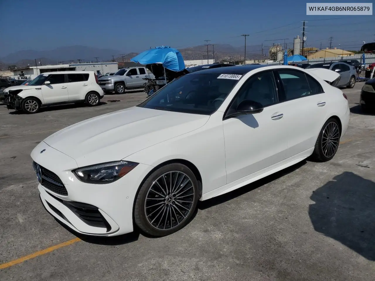 2022 Mercedes-Benz C 300 VIN: W1KAF4GB6NR065879 Lot: 61073865