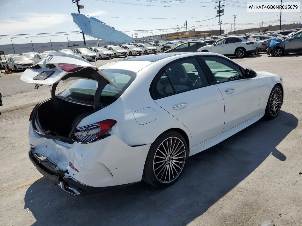 2022 Mercedes-Benz C 300 VIN: W1KAF4GB6NR065879 Lot: 61073865