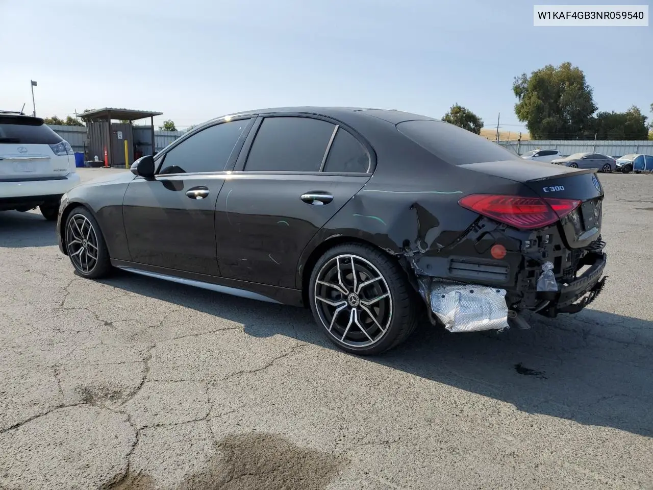 2022 Mercedes-Benz C 300 VIN: W1KAF4GB3NR059540 Lot: 61269225