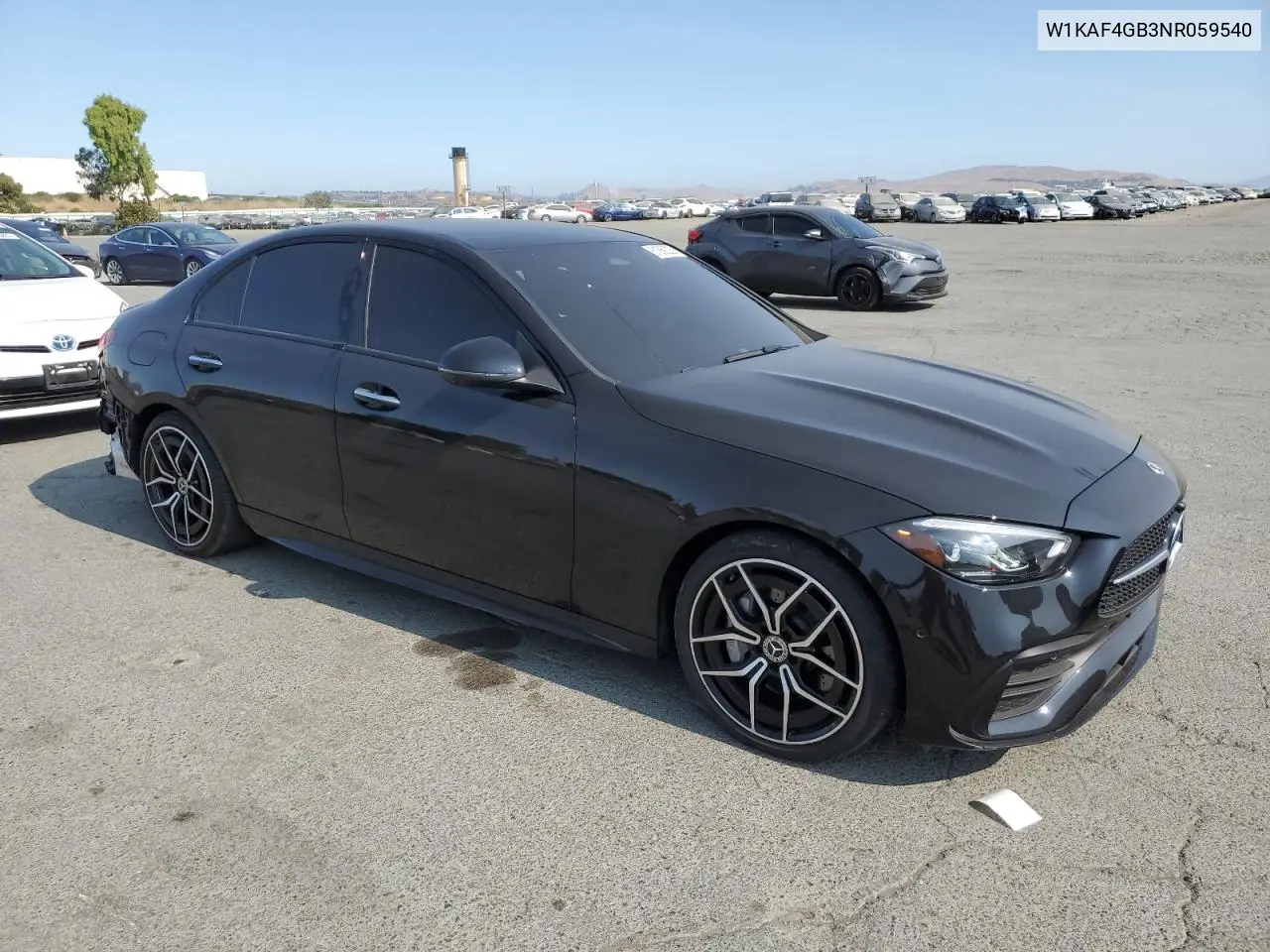 2022 Mercedes-Benz C 300 VIN: W1KAF4GB3NR059540 Lot: 61269225