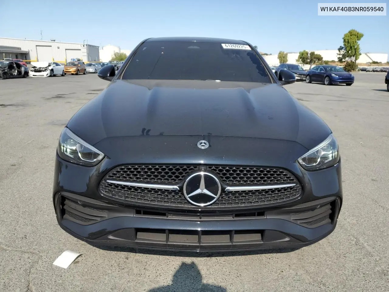 2022 Mercedes-Benz C 300 VIN: W1KAF4GB3NR059540 Lot: 61269225