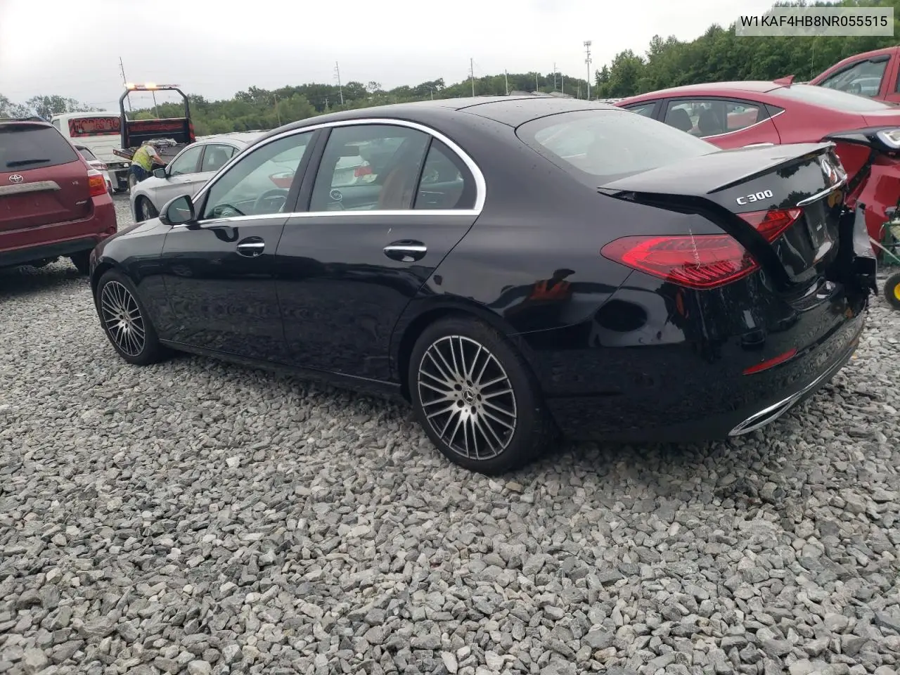 2022 Mercedes-Benz C 300 4Matic VIN: W1KAF4HB8NR055515 Lot: 61535825