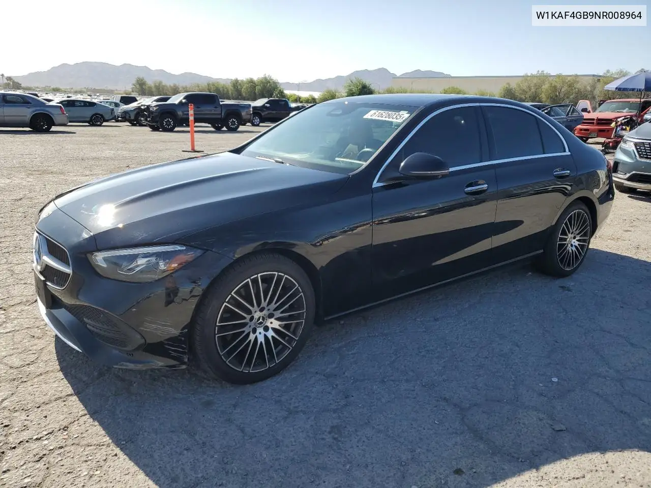 2022 Mercedes-Benz C 300 VIN: W1KAF4GB9NR008964 Lot: 61628035
