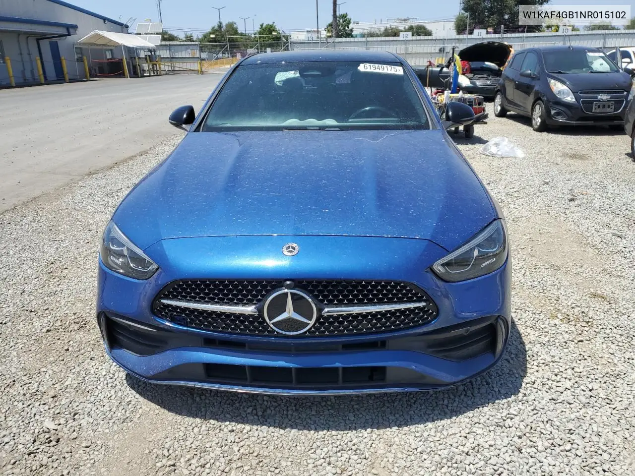 2022 Mercedes-Benz C 300 VIN: W1KAF4GB1NR015102 Lot: 61949175