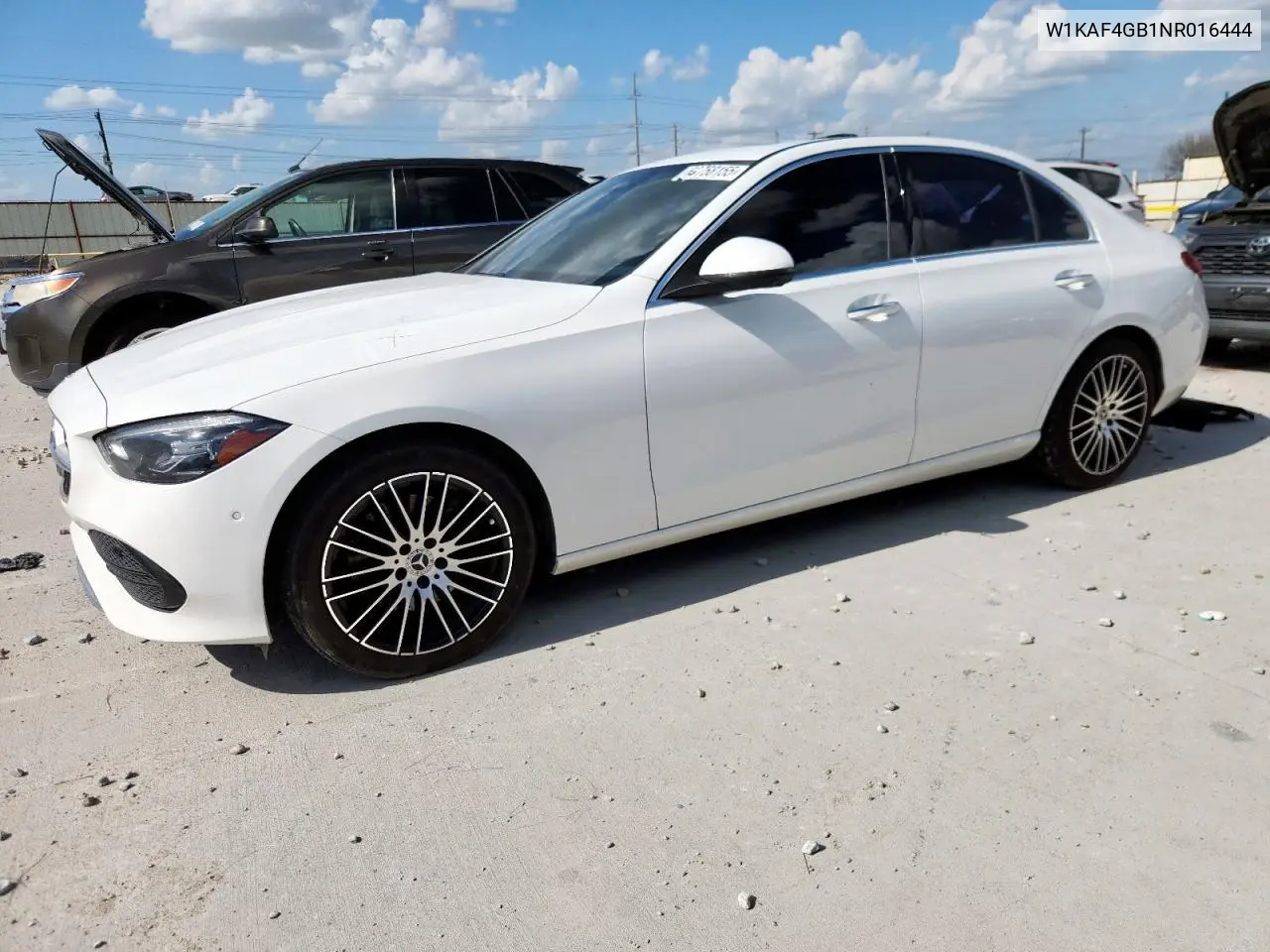 2022 Mercedes-Benz C 300 VIN: W1KAF4GB1NR016444 Lot: 63758155