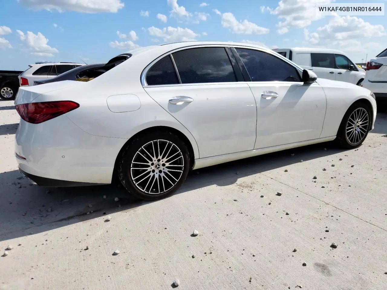 2022 Mercedes-Benz C 300 VIN: W1KAF4GB1NR016444 Lot: 63758155