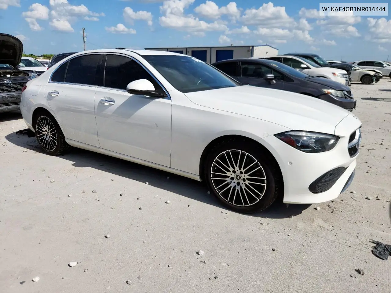 2022 Mercedes-Benz C 300 VIN: W1KAF4GB1NR016444 Lot: 63758155