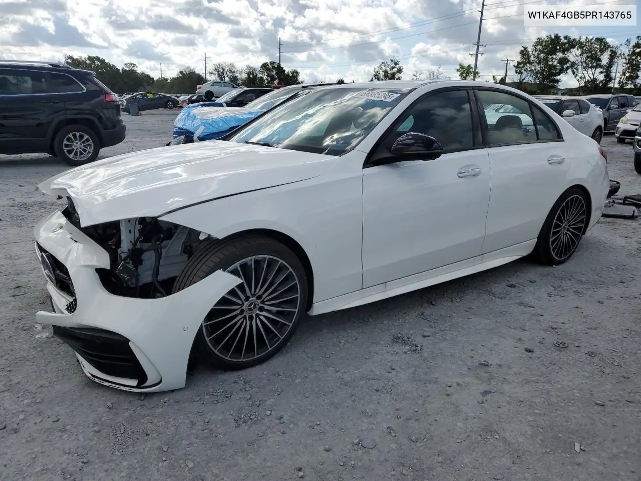 2023 Mercedes-Benz C 300 VIN: W1KAF4GB5PR143765 Lot: 56365395