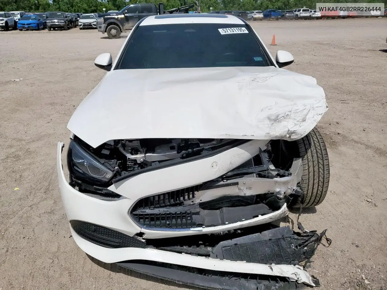 2024 Mercedes-Benz C 300 VIN: W1KAF4GB2RR226444 Lot: 57131195