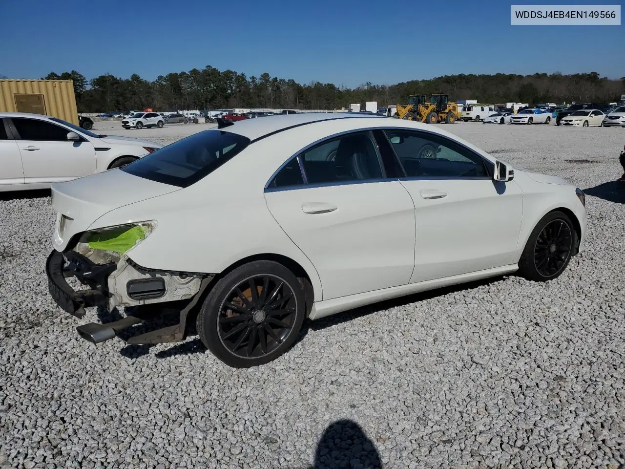 2014 Mercedes-Benz Cla 250 VIN: WDDSJ4EB4EN149566 Lot: 46069185