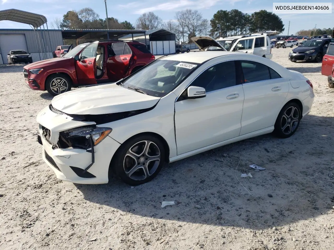 2014 Mercedes-Benz Cla 250 VIN: WDDSJ4EB0EN140606 Lot: 49393255