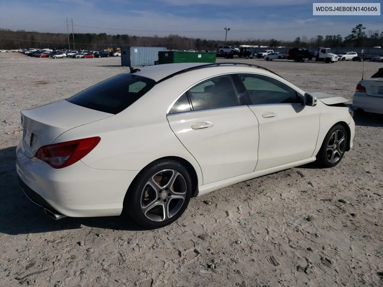 2014 Mercedes-Benz Cla 250 VIN: WDDSJ4EB0EN140606 Lot: 49393255