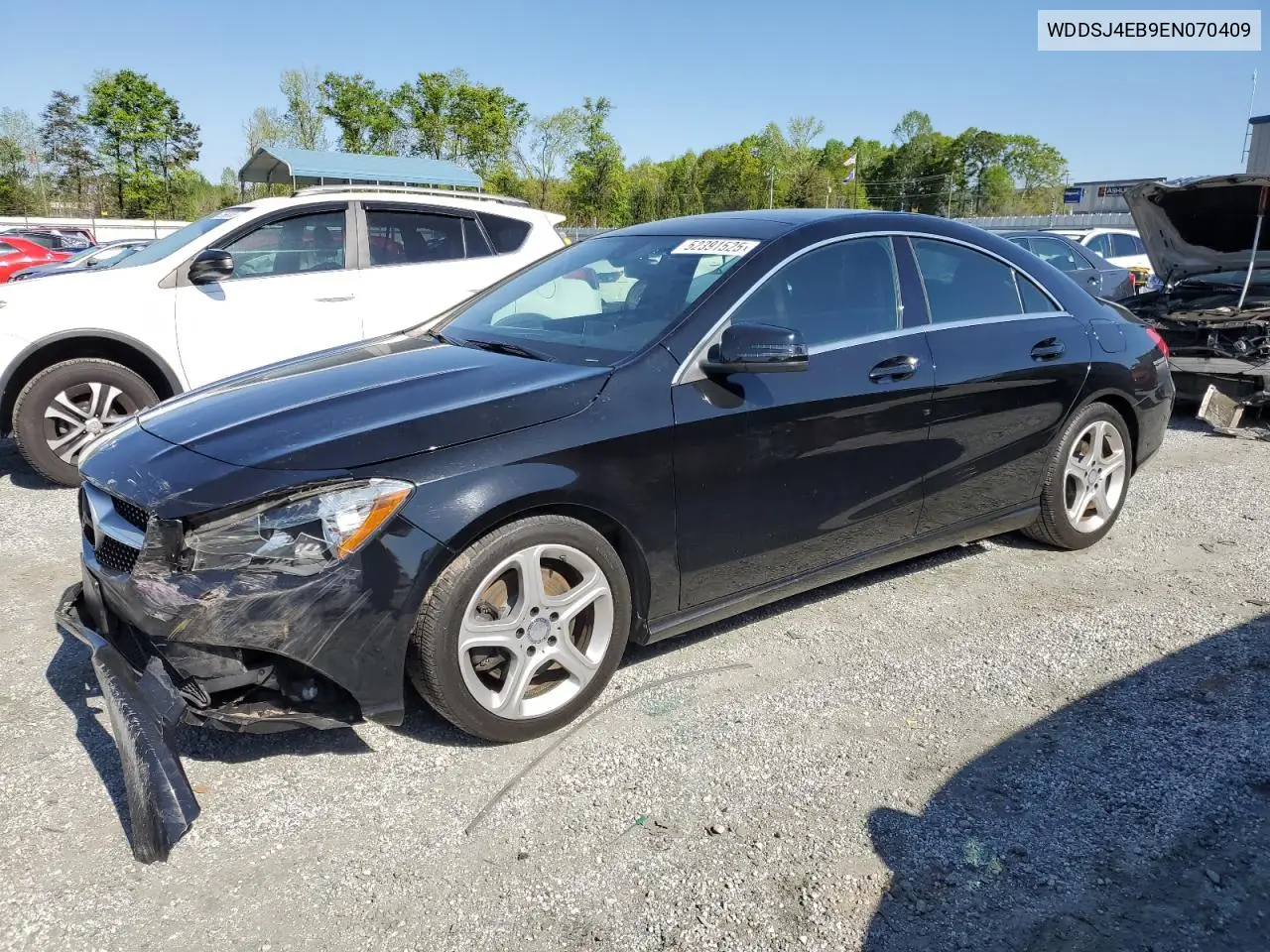 2014 Mercedes-Benz Cla 250 VIN: WDDSJ4EB9EN070409 Lot: 52391525