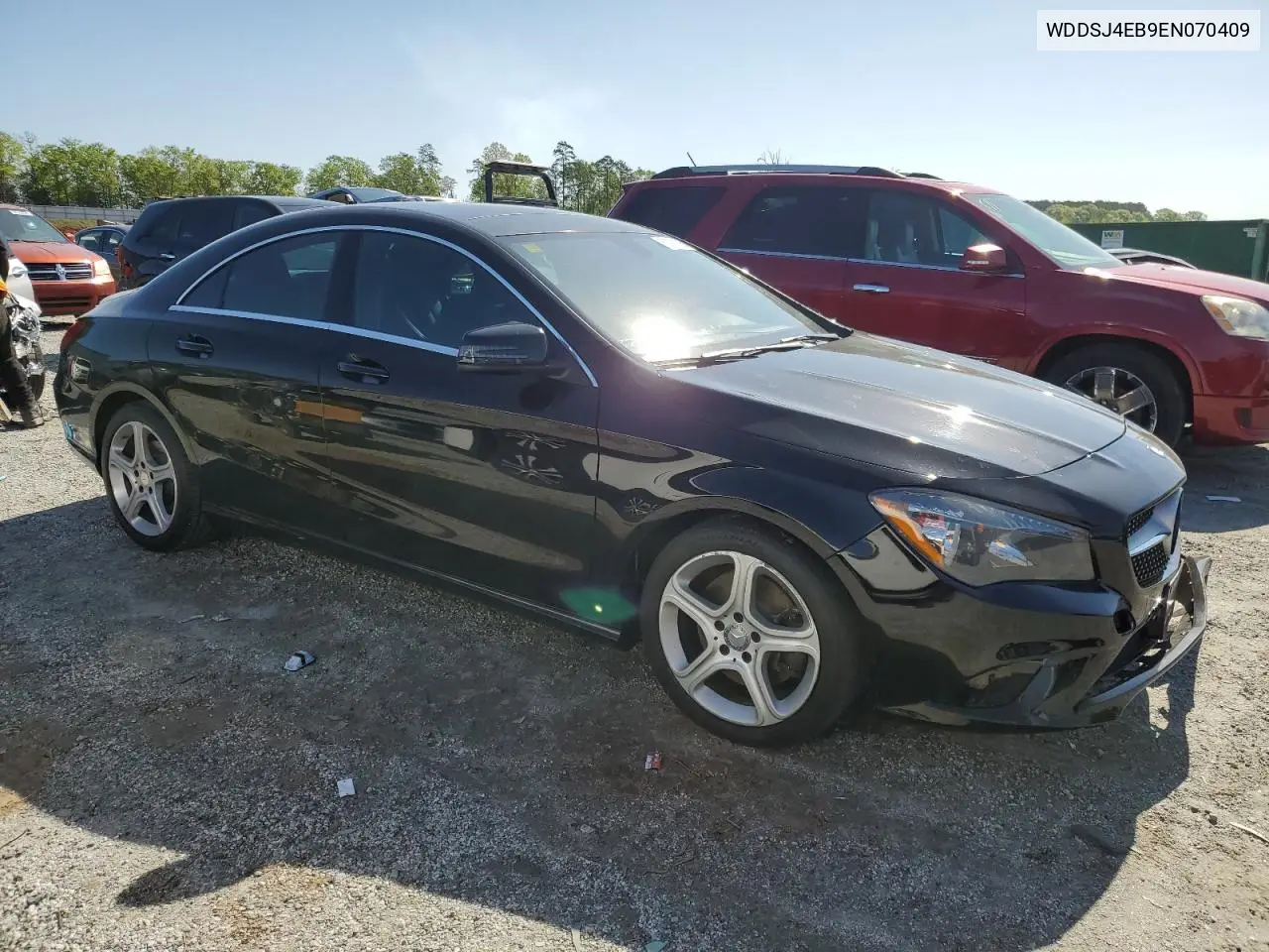 2014 Mercedes-Benz Cla 250 VIN: WDDSJ4EB9EN070409 Lot: 52391525