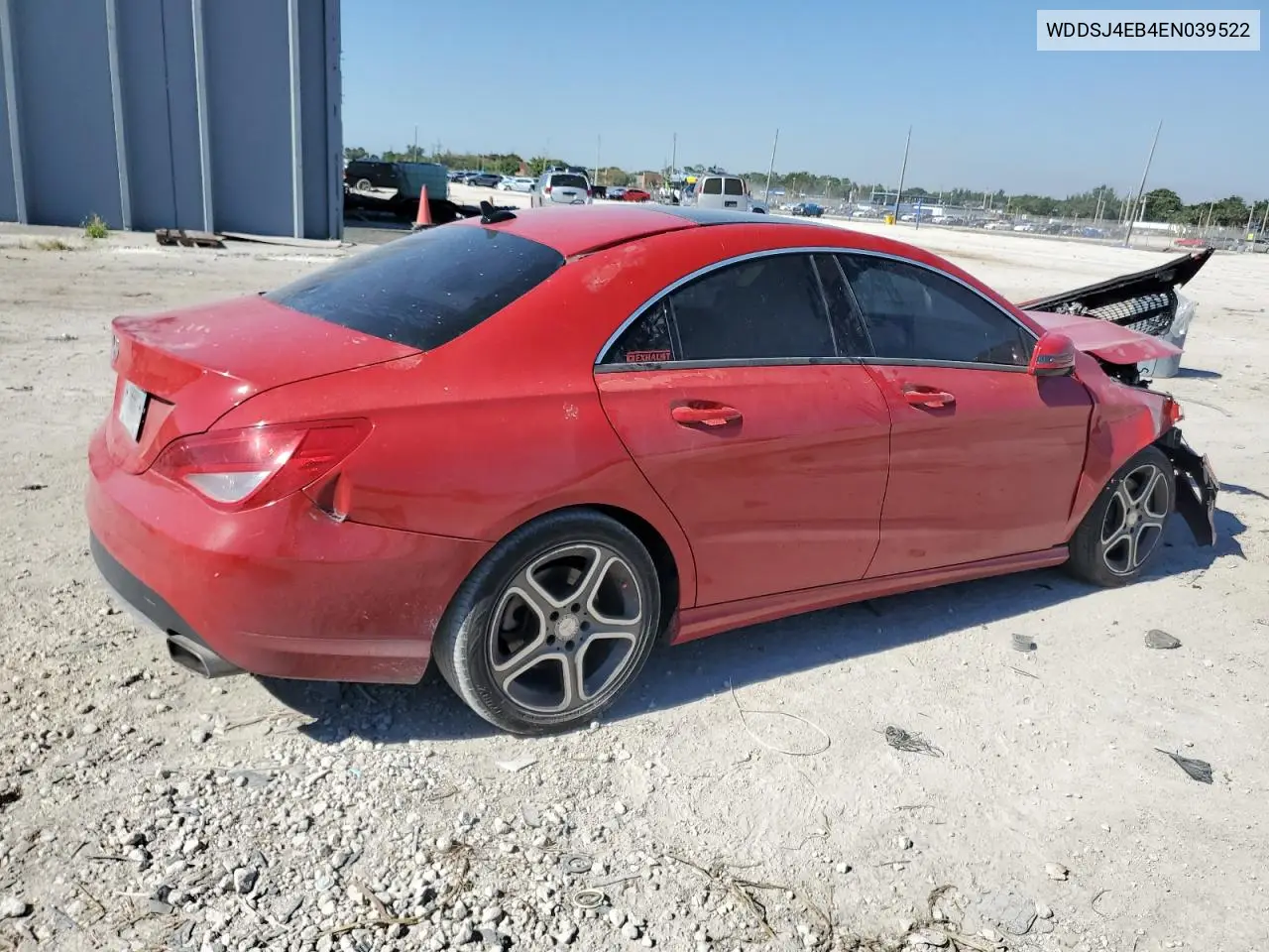 2014 Mercedes-Benz Cla 250 VIN: WDDSJ4EB4EN039522 Lot: 52493905