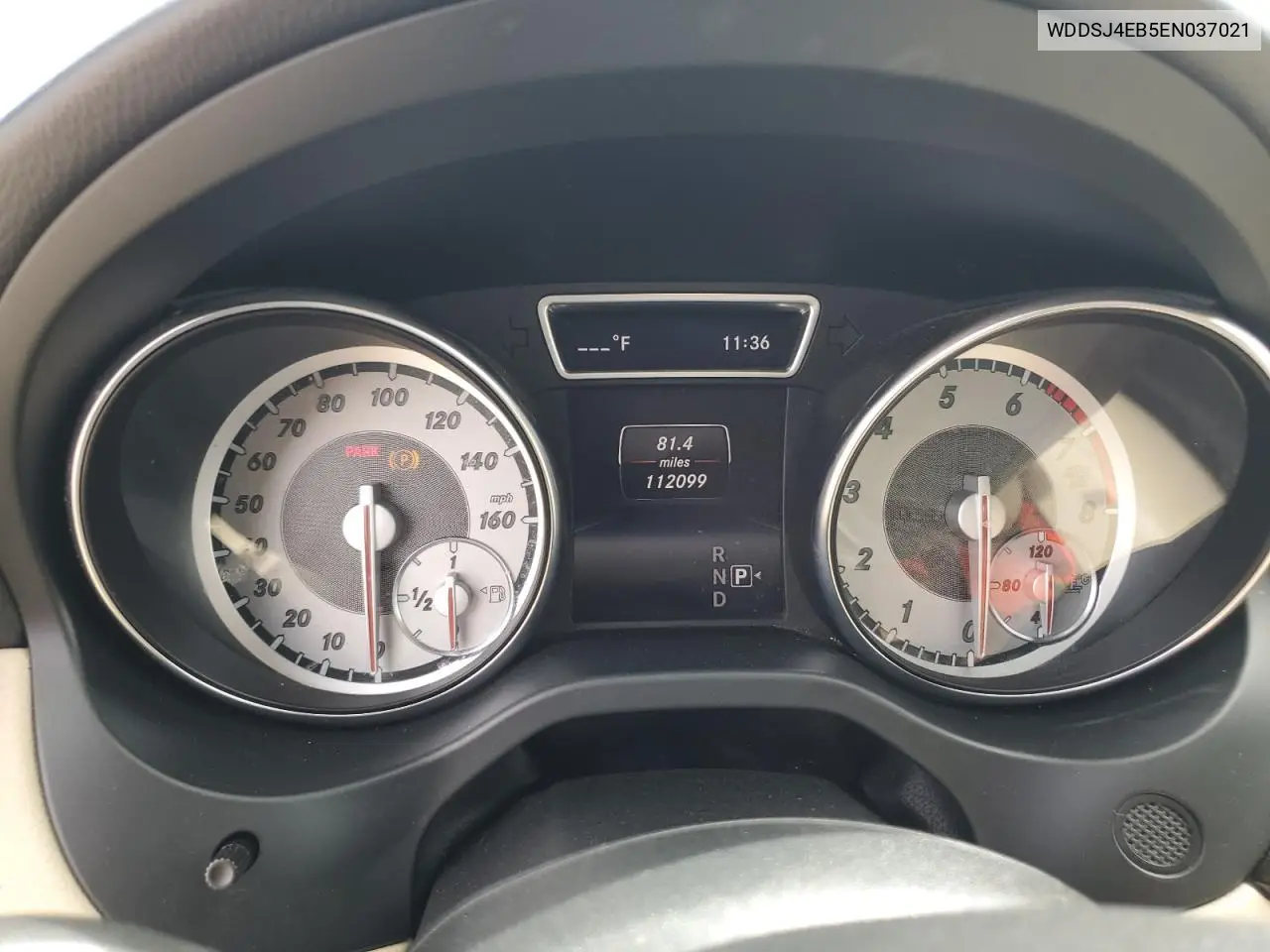 2014 Mercedes-Benz Cla 250 VIN: WDDSJ4EB5EN037021 Lot: 56288695